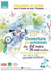 Vilac Magasin d'usine – Ouverture tous les mercredis et samedis – du 18 octobre au 13 décembre 2025, Moirans-en-Montagne - Horaires d'ouverture