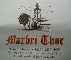 Marbri Thor Sté, Le Thor - Horaires d'ouverture