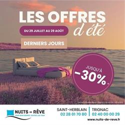 Nuits de Rêve Nantes - Saint-Herblain - Lits - Matelas - Sommiers, - Horaires d'ouverture