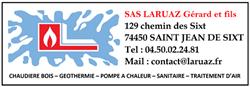 Sas Laruaz Gerard Et Fils, Saint-Jean-de-Sixt - Horaires d'ouverture