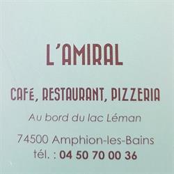 Hôtel Restaurant l'Amiral, Publier - Horaires d'ouverture