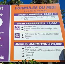 Le Marmiton, Agde - Horaires d'ouverture