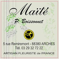 Maïté Fleurs, Arches - Horaires d'ouverture