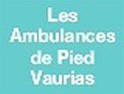 Les Ambulances De Pied Vaurias SARL, Valréas - Horaires d'ouverture
