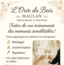 Restaurant l'Orée du Bois Maulan, - Horaires d'ouverture