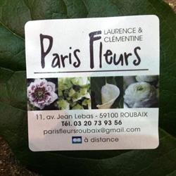 Paris Fleurs, Artisan Fleuriste Roubaix, - Horaires d'ouverture