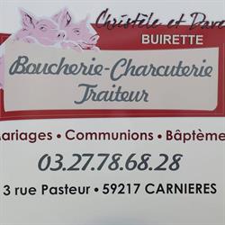 Boucherie Charcuterie Traiteur Buirette, Carnières - Horaires d'ouverture