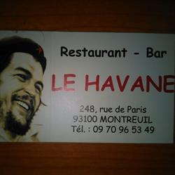 Le Havane, Montreuil - Horaires d'ouverture