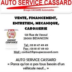 Garage Cassard Auto Service, Besançon - Horaires d'ouverture
