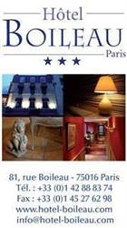 Hôtel Boileau, Paris - Horaires d'ouverture