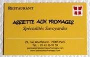 L'Assiette Aux Fromages, Paris - Horaires d'ouverture