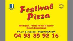 Festival Pizza, Menton - Horaires d'ouverture
