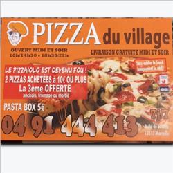 Pizza du village, Marseille - Horaires d'ouverture