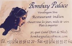 Restaurant Indien Bombay Palace, Nice - Horaires d'ouverture