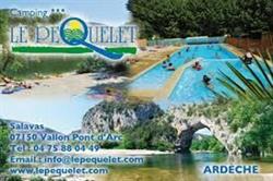 Camping Le Pequelet, Salavas - Horaires d'ouverture