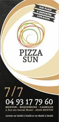 Pizza Sun, Menton - Horaires d'ouverture