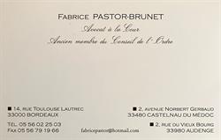 Pastor-Brunet Fabrice, Bordeaux - Horaires d'ouverture