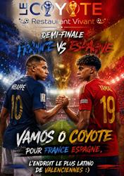 Coyote Café, Valenciennes - Horaires d'ouverture