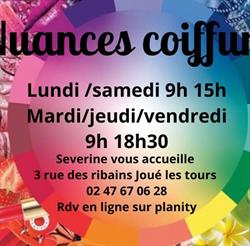 Nuances Coiffure, Joué-lès-Tours - Horaires d'ouverture
