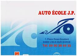 Auto Ecole J P, L'Isle-sur-la-Sorgue - Horaires d'ouverture