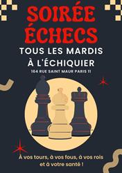 L'échiquier, Paris - Horaires d'ouverture
