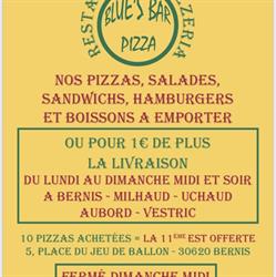 Blues Bar Pizza SARL, Bernis - Horaires d'ouverture