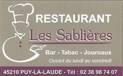 Restaurant Des Sablières, Fontenay-sur-Loing - Horaires d'ouverture