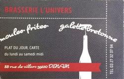 l'Univers, Denain - Horaires d'ouverture
