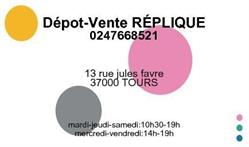 Réplique, Tours - Horaires d'ouverture