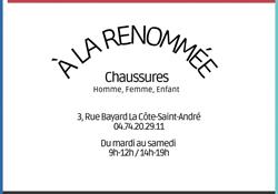 Chaussures à La Renommée, La Côte-Saint-André - Horaires d'ouverture