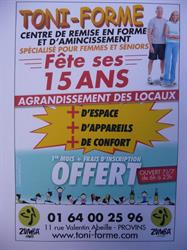 Toni-Forme, Provins - Horaires d'ouverture