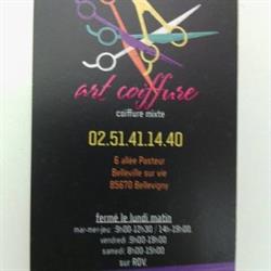 Art Coiffure, Belleville-sur-Vie - Horaires d'ouverture