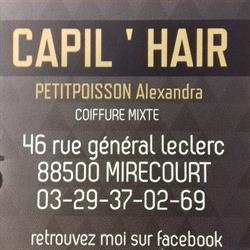 Capil'hair, Mirecourt - Horaires d'ouverture
