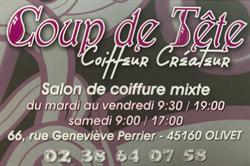 Coup De Tête, Olivet - Horaires d'ouverture