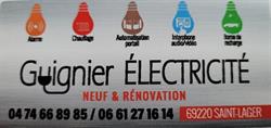 Guignier Electricité SAS, Saint-Lager - Horaires d'ouverture