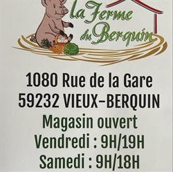 La Ferme du Berquin, Vieux-Berquin - Horaires d'ouverture