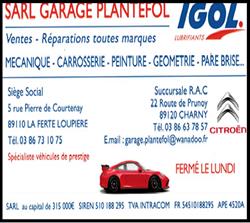Garage Plantefol, La Ferté-Loupière - Horaires d'ouverture