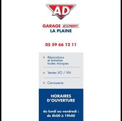 Garage La Plaine AD Expert, Susmiou - Horaires d'ouverture