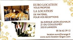 Euro Location SARL, Langon - Horaires d'ouverture