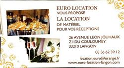Euro Location SARL, Langon - Horaires d'ouverture