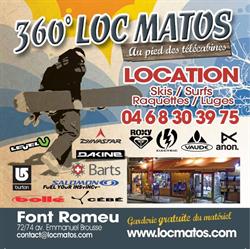 Loc Matos, Font-Romeu-Odeillo-Via - Horaires d'ouverture