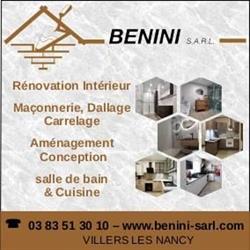 Benini SARL, Villers-lès-Nancy - Horaires d'ouverture