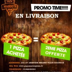 Papa Mario's Pizza, Bagneux - Horaires d'ouverture
