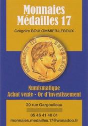 Monnaies Médailles 17, La Rochelle - Horaires d'ouverture