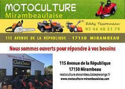 Motoculture Mirambeaulaise, - Horaires d'ouverture