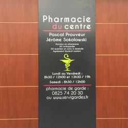 Pharmacie du Centre, Auby - Horaires d'ouverture
