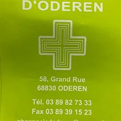 Pharmacie Oberlin, Oderen - Horaires d'ouverture