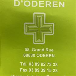 Pharmacie Oberlin, Oderen - Horaires d'ouverture