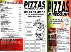 Pizza Mirecourt, - Horaires d'ouverture