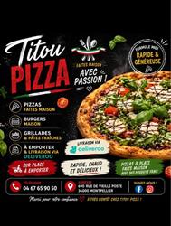 Titou Pizzas, Montpellier - Horaires d'ouverture